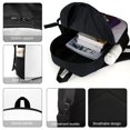 thumbnail image 4 of Tree Hill-theme Backpack, Campus style schoolbag Bookbag with Adjustable Shoulder Straps And Large Zip Compartment, Unisex Travel Bags., 4 of 6