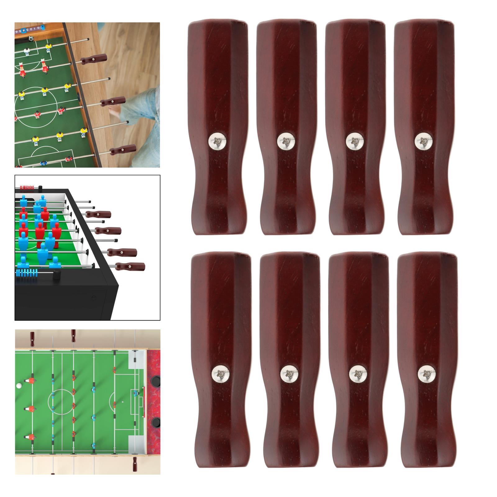 8Pcs Soccer Table Handles Foosball Rods Supplies Foosball Table Rod End Caps
