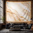 thumbnail image 6 of Abstract Marble Waves with Metallic Gold Veins, Calming Abstract Style for Art Lovers, Modern Wall Decor Housewarming Gift, Tapestry Wall Hanging for Bedroom and Living Room, 6 of 7