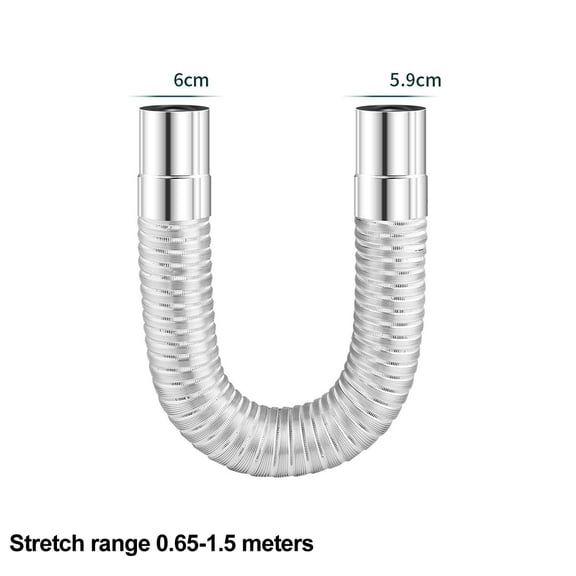 Stainless Steel Elbow Chimney Liner Bend Multi Flue Stove Pipe Stretching