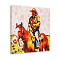 thumbnail image 2 of Pony Express Triumphant. - Canvas, 2 of 10