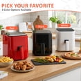 thumbnail image 3 of Parcus 3QT Digital Air Fryer – 400℉ max, auto shut-off, nonstick dishwasher-safe basket, bake & reheat -Black, 3 of 7