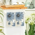 thumbnail image 4 of Blue Floral Boho Kitchen Towels Dish Towels, 18x26 Inch Seasonal Spring Decoration Hand Towels Set of 2, 4 of 6