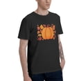 thumbnail image 2 of Pumpkin Maple T-Shirt for Men Cotton 100% Summer Tops Women Fashion Casual Short Sleeves Round Collar Short-Sleeve Couple Top Tees, 2 of 6