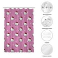 hello Kitty Compartment shower curtain for small bathroom, cute shower