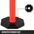 thumbnail image 6 of VEVOR 5Pack Delineator Posts, PE Delineator Post Kit 44 Inch Height, 10 inch Reflective Band, Traffic Delineator Posts with Rubber Base, Orange, 6 of 7