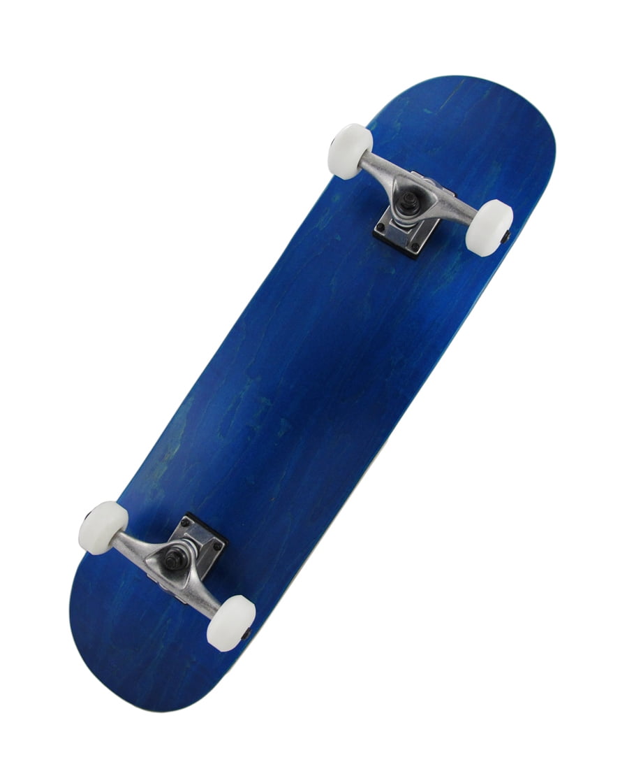 Braille Skateboarding Blue, 31 X Complete Skateboard, With 7-Ply