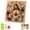 #08Z D, variant on Divine Mercy Jesus & Holy Mary Pearl Art Kit DIY 3D Bead Craft, Christian Religious Wall Decor Faith Home Gift, 12×12in