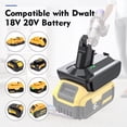 thumbnail image 6 of 18V Lithium Battery Adapter for Dyson V6 V7 V8 Series To for Makita/Dewalt/Milwaukee Converter Vacuum Cleaner ToolDC58/SV11/SV10, 6 of 12
