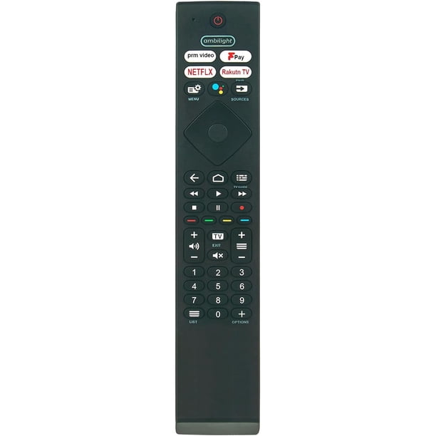 Mando a distancia por voz de repuesto YKF474-B013 para Philips TV 43PUS8807/12 48OLED807/12 50PUS8505