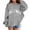 Grey, variant on YWOAGH Girls Hoodies Long Sleeve Pullover Casual Comfortable Loose Fit Graphic Printed Sweatshirt for Kids Daily Wear Black_03 5-6 Years