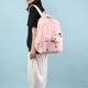 thumbnail image 5 of Mochila de Nylon DQrwqpou Bolso de hombro duradero dibujos animados rosa, 5 of 9
