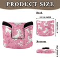 thumbnail image 2 of Haosy White Dogs on Pink Grass Golf Mallet Putter Cover Strong Magnetic Leather Golf Club Headcover Closure, 2 of 7
