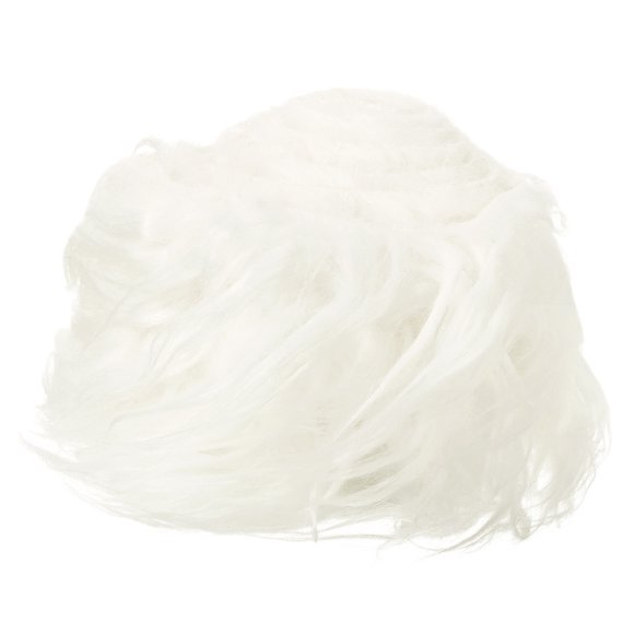 Unique Bargains Plush Faux Fur Fabric Precut Strips, 59' x 4' Fluffy Faux Fur Ribbon, White