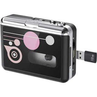 Cassette Tape to MP3 Converter, EEEkit Portable Cassette Player Recorder  with 3.5mm Jack, USB Audio Music Walkman