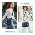 thumbnail image 6 of URSOFINE Women's Crossbody Bag Lightweight Ladies Travel Shoulder Messenger Bag with Adjustable Strap & Multiple Pockets Soft Across Bag Purse for Everyday Use (15+), 6 of 8