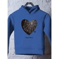thumbnail image 3 of Heart With Cobweb Hoodie Toddler -Image by Shutterstock,  4 Toddler, 3 of 4