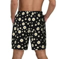 thumbnail image 4 of Uemuo Daisy Pattern Mens Swim Trunks Quick Dry Board Shorts with Mesh Lining, Stretch Beach Shorts Quick Dry No-Chafing Board Shorts-X-Large, 4 of 9