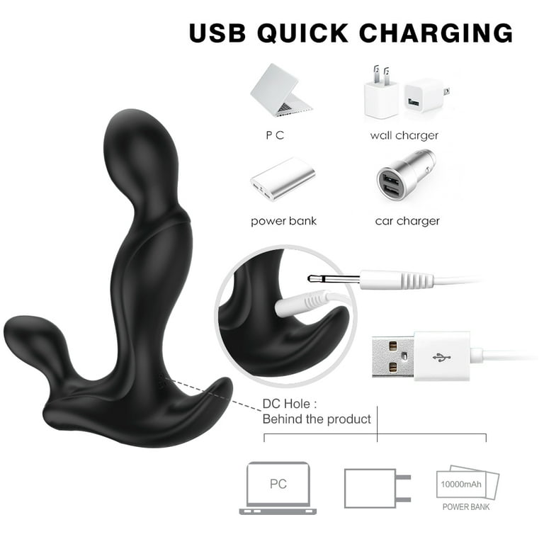 2024 New Anal Plug Vibrator with Remote Control Sex Toy for Men ...
