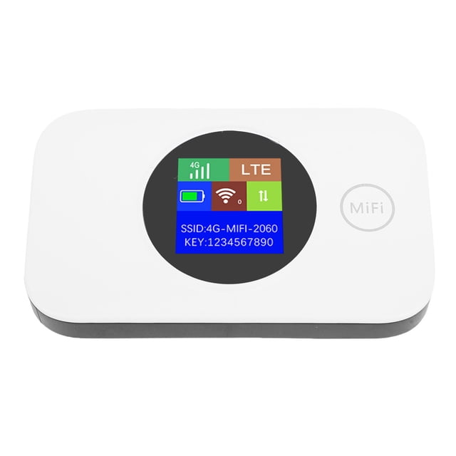 Enrutador De Viaje Con Ranura Para Tarjeta SIM, Batería De Litio De 3000 MAh, Pantalla Inteligente LED, Tiempo De Espera Prolongado, Punto De Acceso Móvil 4G LTE Para Viajes En