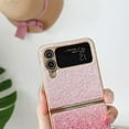 thumbnail image 5 of SaniMore for Samsung Galaxy Z Flip 4 Folding Case, Plating Gradient Glitter Shockproof Rugged PC Slim Lightweight Heavy Duty Full Body Protective Cover for Samsung Galaxy Z Flip 4 6.7", Gold, 5 of 7