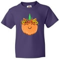 thumbnail image 3 of Inktastic Pumpkin Unicorn for Halloween and Thanksgiving Youth T-Shirt, 3 of 5