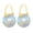 Other, variant on 14mm Large Big 925 Sterling Silver Shell Pearl Dangle Drop Earrings 14K Gold Plated Hypoallergenic Earring for Women for Wedding Gift for Mom