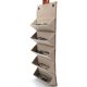 thumbnail image 3 of Organizador portátil de gafas de sol de viaje marrón, soporte plegable de pared con 5 ranuras., 3 of 5