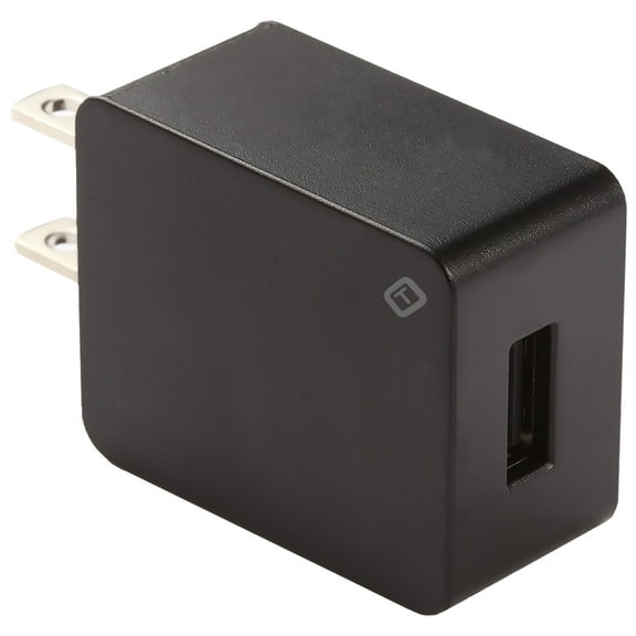 TekYa 2.1 Amp USB Port AC Travel Charger Head - Black