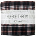 thumbnail image 5 of 24 pack Trail maker 60”L x 50”W Plaid Color Fleece Throw Blankets in Assorted Plaid, 5 of 9