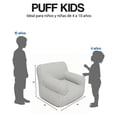 thumbnail image 2 of Puff Sacoos Sillón Infantil 3 a 10 años Mundial Azul, 2 of 8