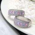 thumbnail image 5 of Yesbay Wedding Engagement Rings,Bridal Jewelry Colorful Cubic Zirconia Inlaid Finger Ring, 5 of 7