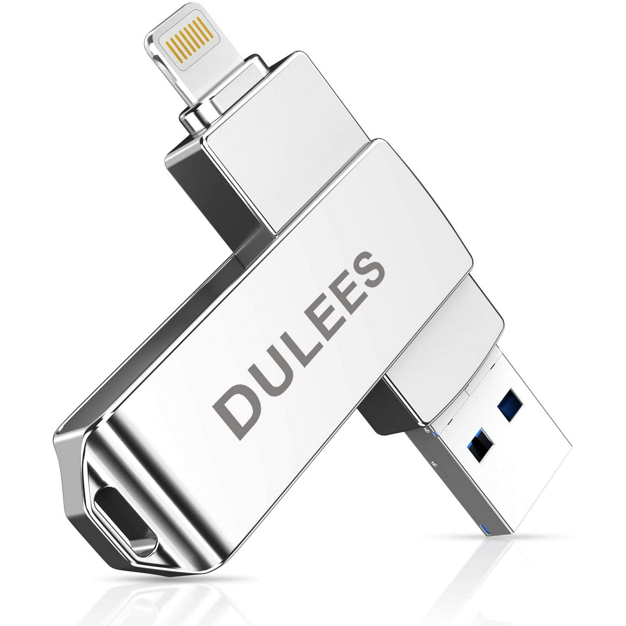 Iphone Usb Flash Drive Dulees Usb 3 0 Iphone Photo Storage Lightning External Memory Expansion Stick For Ipad Imac Walmart Canada