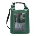 thumbnail image 4 of Funda impermeable para teléfono, bolsa seca de 5 l, bolsa flotante para kayak, bolsa para deportes al aire libre, rollo hermético Verde, 4 of 9
