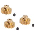 thumbnail image 2 of 3pcs 3.175mm Shaft Brass Pinion Motor Gear 32dp 48dp 64dp M0.8 For 1/10 1/8 Rc, 2 of 5