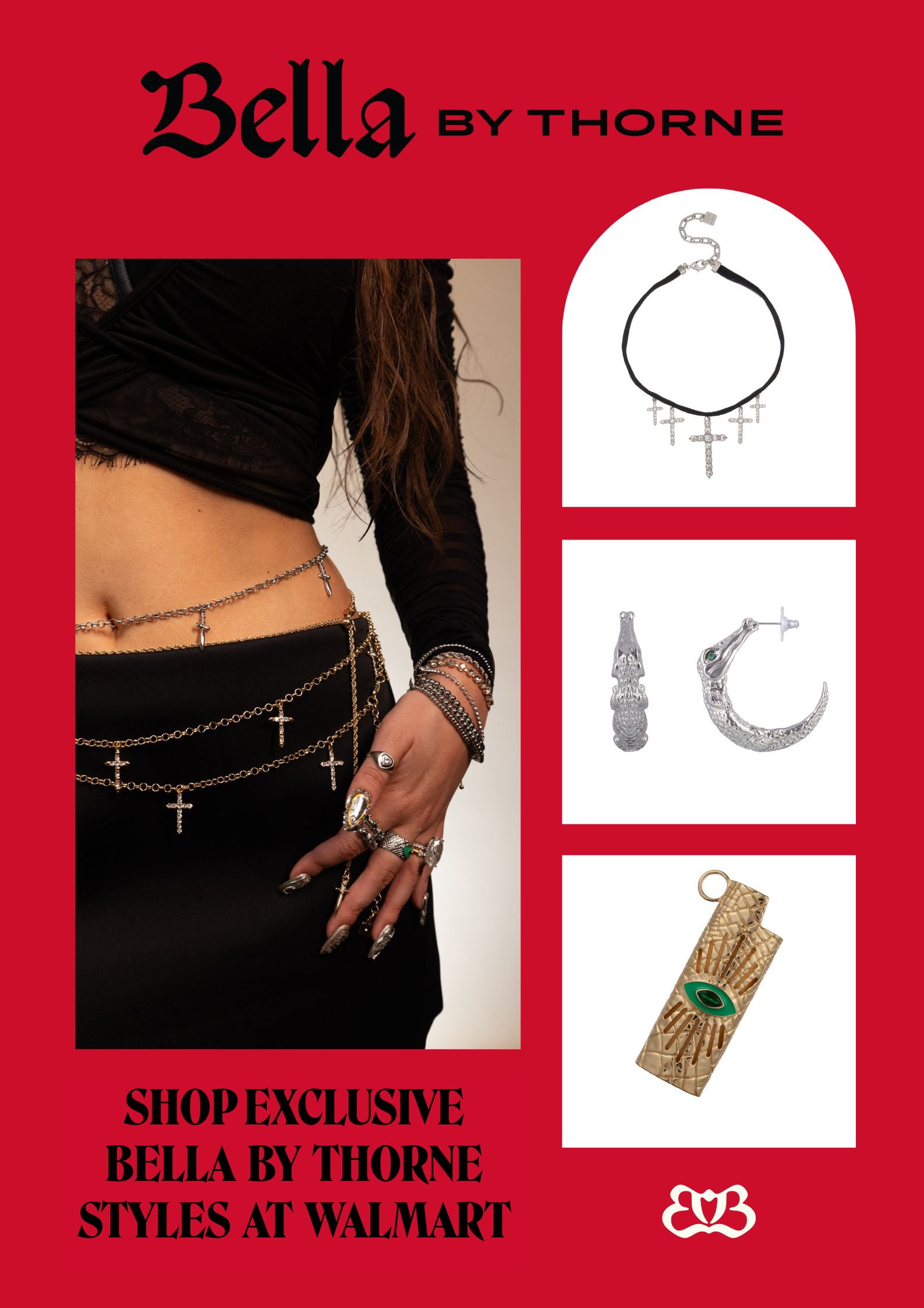 Bella by Thorne Dainty Dagger Dangle Adult Bracelet,Silver, (Unisex)