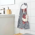 thumbnail image 3 of Yayeee 100% Cotton Hand Towels for Bathroom 16" x 28" Soft Absorbent Kitchen Towel, Christmas Santa, 3 of 7