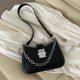thumbnail image 4 of Bolsa Moda para mujer Hobo Bag PU Underarm Bag para mujer Vacaciones Viajes (Negro) Likrtyny Para Estrenar, 4 of 9