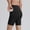 Black, variant on High Waisted Bottoms for Women Solid Color Stylish Elastic Waist Yoga Shorts Comfortable Breathable Beach Sports Run XL Khaki