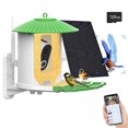 thumbnail image 2 of Smart Smart Bird Feeder Camera 1080P HD Camera Color Night Vision Smart AI Identify Bird Species PIR Human Detection Video Wild Bird Feeder with Squirrel Deterrent IP65 Waterproof, 2 of 7