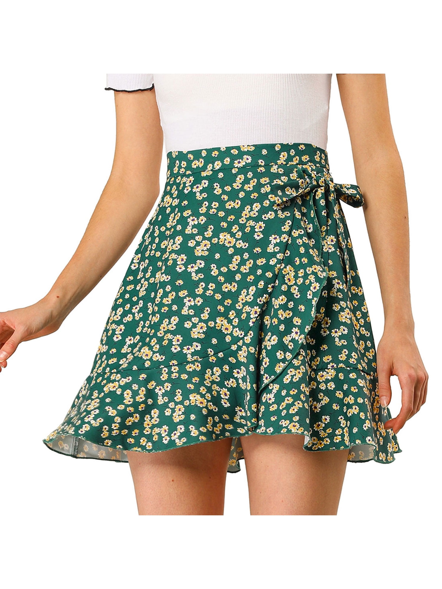 printed short skirts