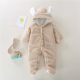 thumbnail image 2 of KVPLBQFD Kids Jumpsuit Baby One Pieceset Neutral Onesies Thickened Warm Outdoor Clothing for Winter Baby Kids Clothing 0-3 Months Baby Boy Clothes, 2 of 4