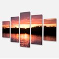 thumbnail image 2 of Sunset on Tropical Lagoon - Landscape Canvas Art Print, 2 of 3