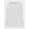 thumbnail image 5 of Womens Long Sleeve Round Neck Shirts Casual Basic Tops Tee Shirts Fall Winter Tops, 5 of 5