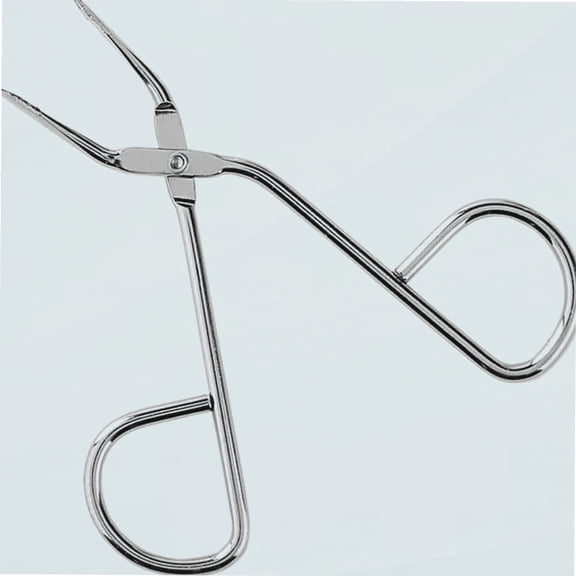 Professional Stainless Steel Eyebrow Tweezer Scissor Shaped Eyebrow Nose Hair Clip Tweezer Remover Flat Tip Tweezers Facial Hair Scissor Beauty Tools for Women and Men (Silver)