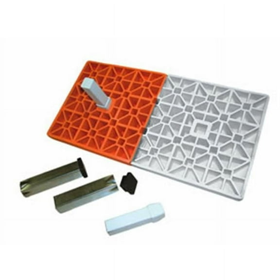 Jaypro Double First Base - White/Orange