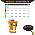 thumbnail image 4 of KwikSafety (Charlotte, NC) GODFATHER Safety Vest (Cushioned Collar) Class 2 ANSI OSHA High Visibility 9 Pockets Reflective Tape Heavy Duty Zipper Mesh HiVis Construction Surveyor Men | Orange Small, 4 of 6
