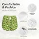 thumbnail image 4 of Balery Cute Green Frog Pantalones cortos deportivos para mujer con forro y dos bolsillos, elásticos, para entrenamiento, gimnasio, yoga-XX-Large, 4 of 7