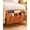 Brown, variant on Felt Bedside Caddy, 5-Pocket Bed Storage Organizer for Dorm Bed, Tuck-In Bedside Storage Bag Keeps Phones, Tablets, Books, Remotes and Essentials Organized While Saving Nightstand Space