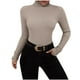 thumbnail image 2 of Puntoco suéter moda mujer sólido manga larga Pullove cuello alto Casual suéter tops liquidación de Navidad Puntoco Puntoco-2544, 2 of 8